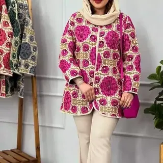 مانتو زنانه جنس تافته