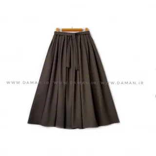 دامن  زیتونی   قد ۸۰  کد (555)