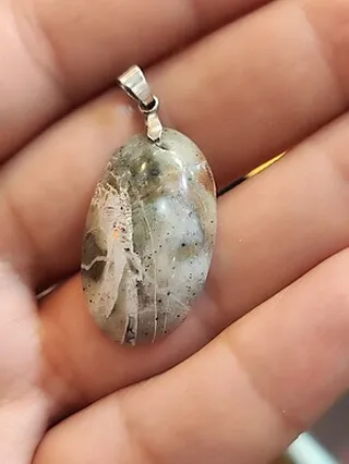 گردنبند سنگ عقیق جاسپر