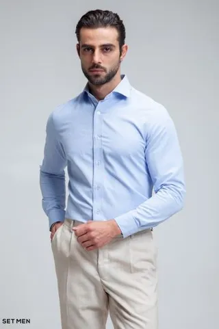 پیراهن مردانه آستین بلند آکسفورد