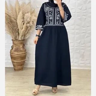 مانتو ساحلی نغمه جنس لنین نچرال 
