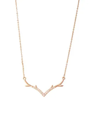 گردنبند گوزن نگین دار طرح سواروسکی SWAROVSKI
