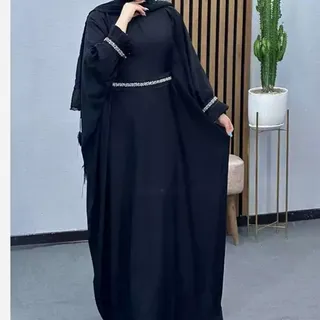 مانتو عبایی زنانه بند تنظیم سایز دارد مانتوعبایی زنانه مانتو قواره دار