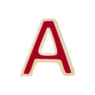 آویز گردنبند نقره ژابیز مدل حرف A