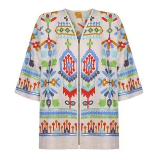 مانتو کتی زنانه مدل سوزندوزی کد ۹۰