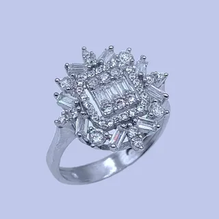 انگشتر نقره زنانهمدل ماهrzzdeh-0202