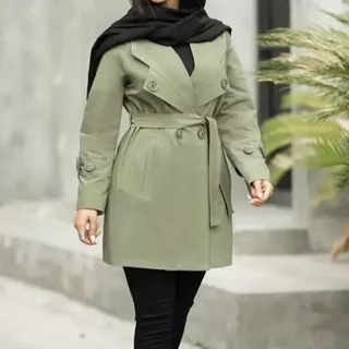 مانتو اسپرت مایسا جنس کتان سانفور شامل دو سایز 