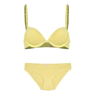 ست شورت و سوتین زنانه چری پینک مدل YEL