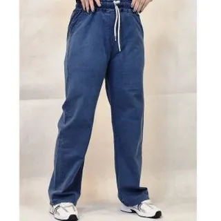 شلوار نیل کاغذی سرمه ای ۳۱۴۰۰۱۰۲ ۳