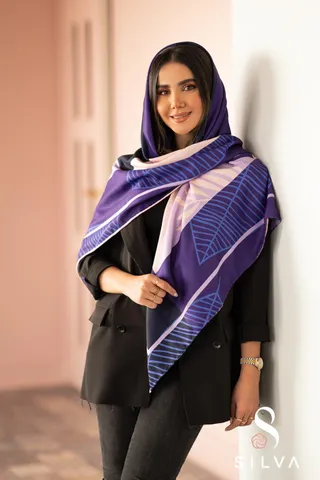 روسری نخی - طرح ارکید