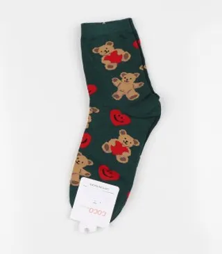 جوراب نیم ساق نخی زنانه کد 114163