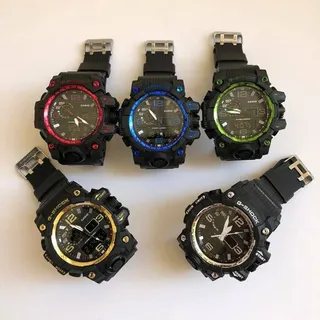 ساعت جی شاک کاسیو g shock دو زمانه آنالوگ و دیجیتال کیفیت عالی در رنگبندی با جعبه و ارسال رایگان 