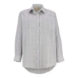 مانتو زنانه السانا مدل ایلایدا کد 220603 رنگ طوسی