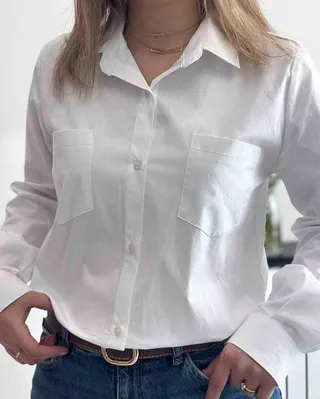 شومیز زنانه سفید نگار ندایی Negar Nedaei مدل Bbasic