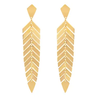 گوشواره طلا 18 عیار زنانه سهی مدل گندم کد SE07