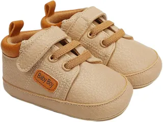 پاپوش استپ دار نوزادی رنگ نسکافه ای