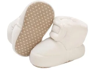 پاپوش ساق دار زمستانی استپ دار توکرکی کبریتی رنگ سفید