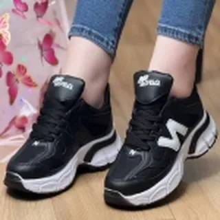 کفش کتانی زنانه مدل نیو بالانس newbalanc 7060 رنگ مشکی سفید