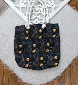 کیف زنانه جادار و شیک طرح ۲ رنگ‌ مشکی