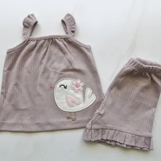 تاپ و شلوارک جوجه یاسی وچیون