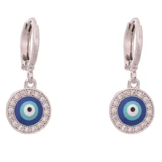 گوشواره زنانه طرح چشم نظر مدل GO1323