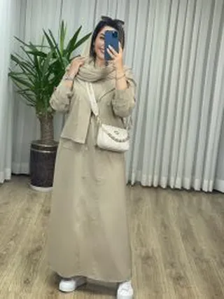 ست کت و دامن لینن کد 2167