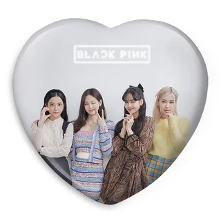 پیکسل خندالو طرح گروه بلک پینک Black Pink مدل قلبی کد 14557