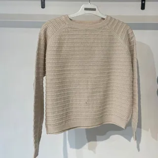 بافت زنانه یقه گرد استخوانی Fall 33