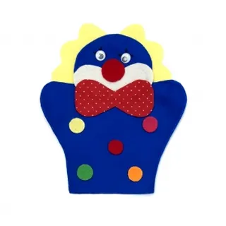 عروسک نمایش دلقک آبی