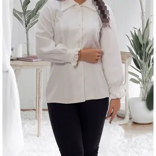 شومیز طرح شمیم مازراتی شیک سفیدومشکی 