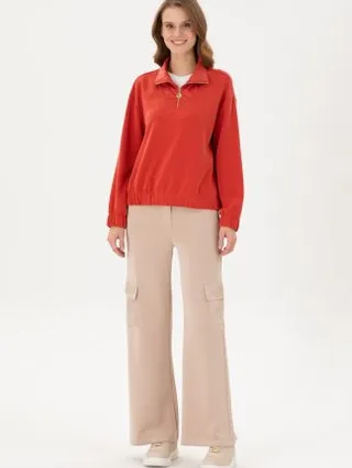 شلوار راحتی زنانه بژ یو اس پولو