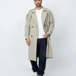 ترنچ کت TC بژ برند موهر | mouher