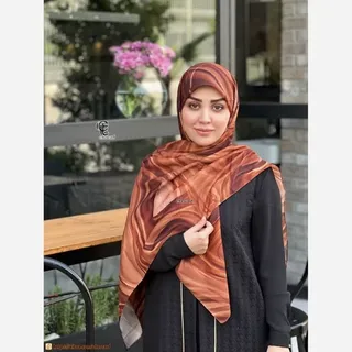 روسری زنانه روسری طرح کهربا