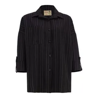 مانتو زنانه السانا مدل روبیتا کد 217401 رنگ مشکی