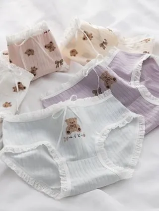 پک ۵تایی شورت نخی خرسی🐻