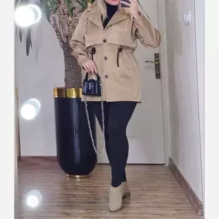 بارونی زنانه بارونی کوتاه جنس تی سی ارسال رایگان